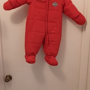 LONDON FOG.AMERICAN TEAM VARSITY.SZ::12 M.SNOWSUIT.LAMA HOODIE.